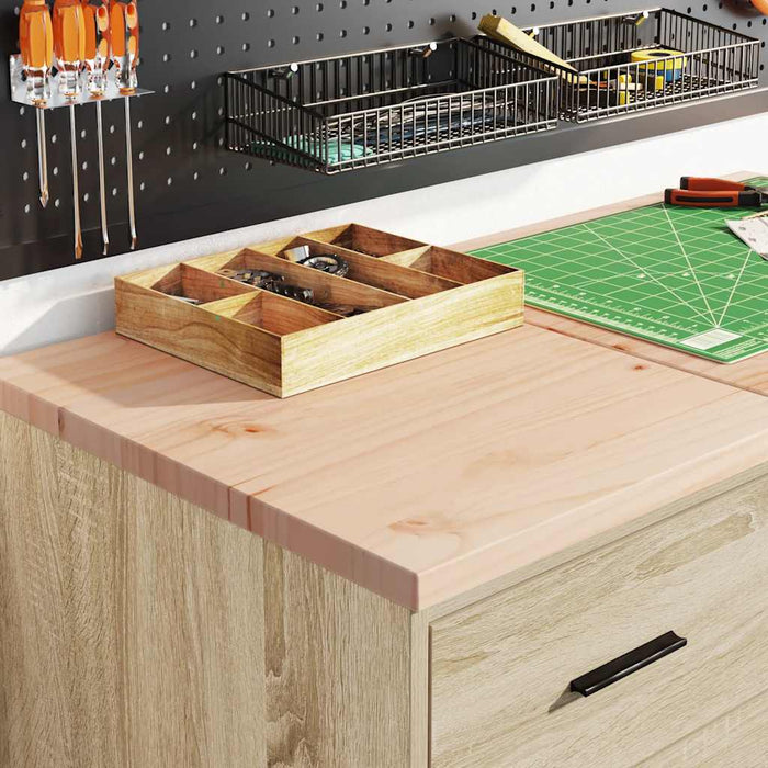 Dulap depozitare garaj Stejar Sonoma 40x51x85 cm lemn masiv pin - WALTI WALTI