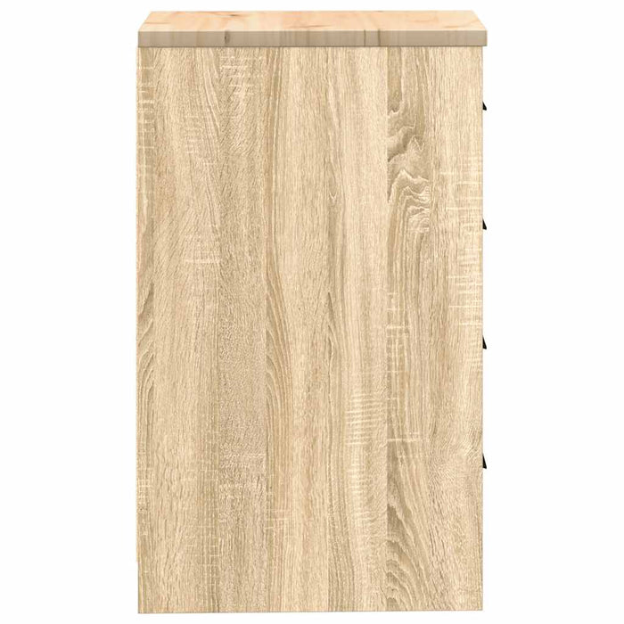 Dulap depozitare garaj Stejar Sonoma 40x51x85 cm lemn masiv pin - WALTI WALTI