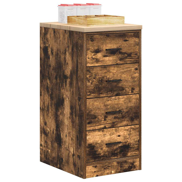 Dulap de depozitare de garaj stejar afumat 40x51x85 cm - WALTI WALTI