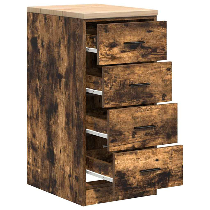 Dulap de depozitare de garaj stejar afumat 40x51x85 cm - WALTI WALTI