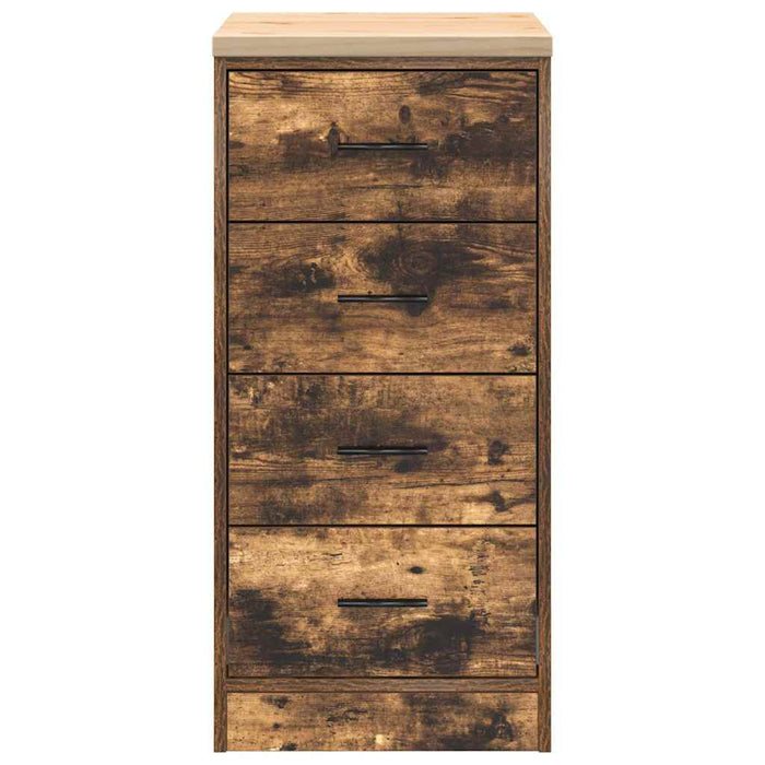 Dulap de depozitare de garaj stejar afumat 40x51x85 cm - WALTI WALTI