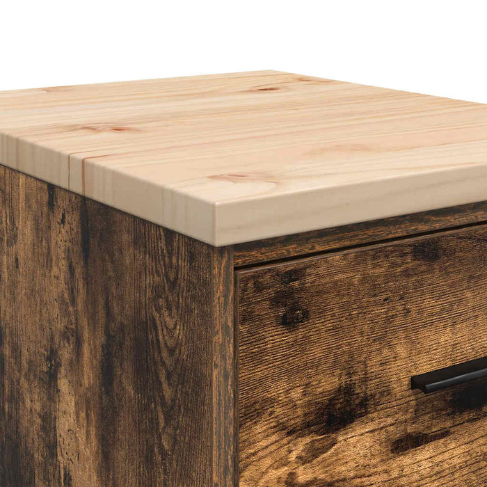 Dulap de depozitare de garaj stejar afumat 40x51x85 cm - WALTI WALTI