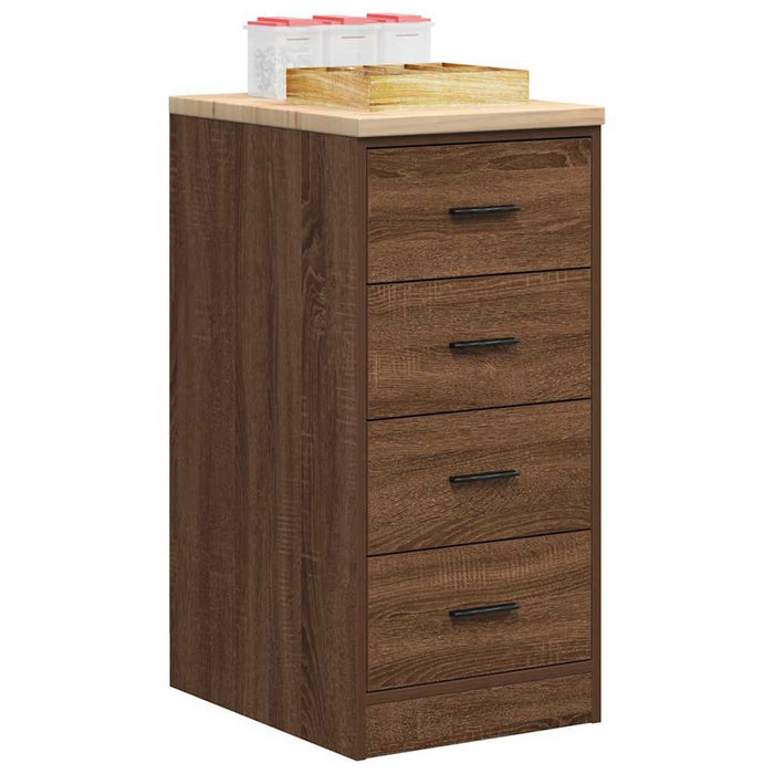 Dulap de depozitare pentru garaj Stejar maro 40x51x85 cm WALTI