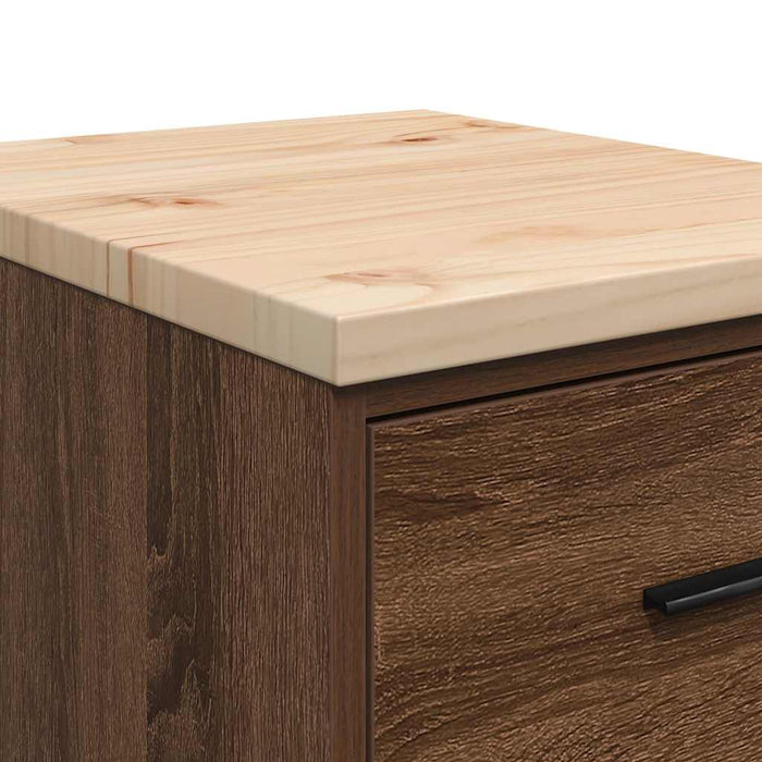 Dulap de depozitare pentru garaj Stejar maro 40x51x85 cm WALTI