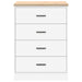 Dulap depozitare garaj alb 60x51x85 cm lemn masiv de pin - WALTI WALTI