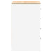 Dulap depozitare garaj alb 60x51x85 cm lemn masiv de pin - WALTI WALTI