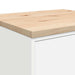 Dulap depozitare garaj alb 60x51x85 cm lemn masiv de pin - WALTI WALTI