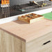 Dulap depozitare garaj Stejar Sonoma 60x51x85 cm lemn masiv pin - WALTI WALTI