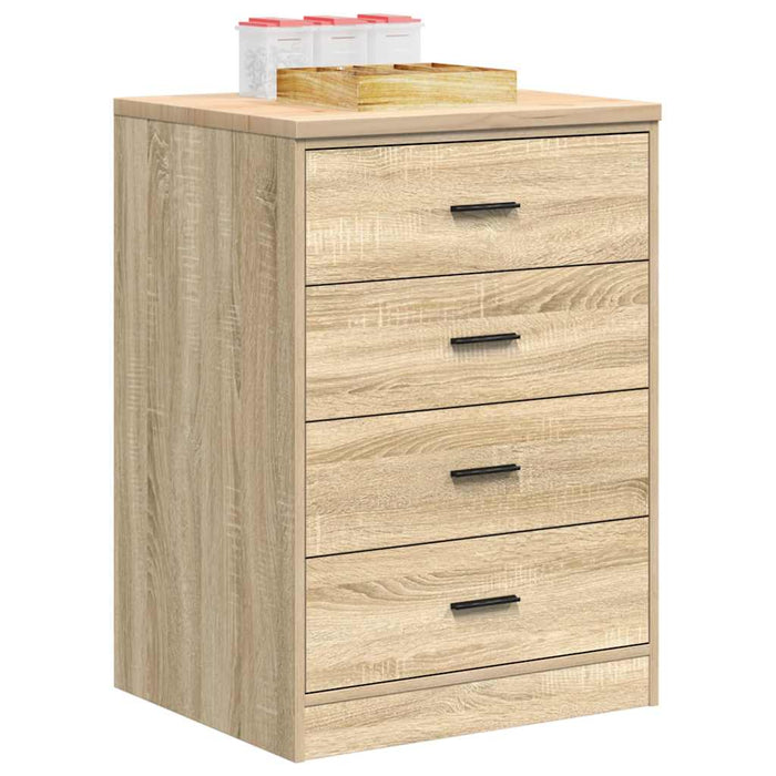 Dulap depozitare garaj Stejar Sonoma 60x51x85 cm lemn masiv pin - WALTI WALTI