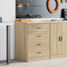 Dulap depozitare garaj Stejar Sonoma 60x51x85 cm lemn masiv pin - WALTI WALTI