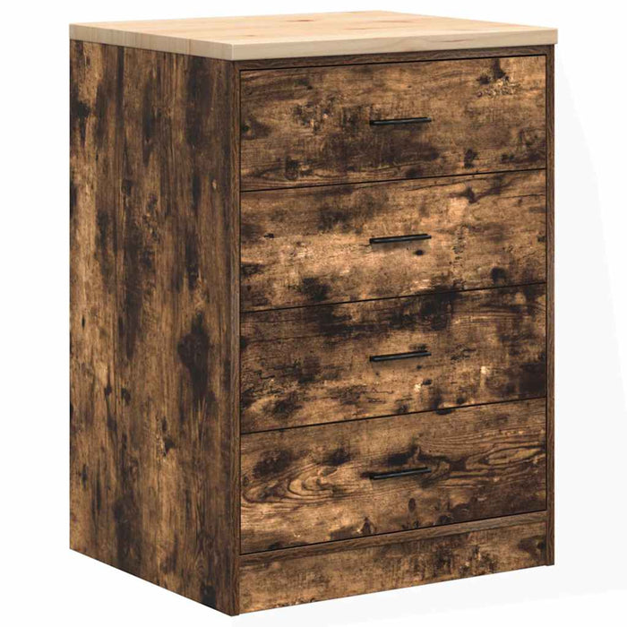 Dulap de depozitare pentru garaj stejar afumat 60x51x85 cm - WALTI WALTI