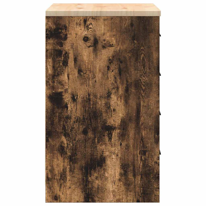 Dulap de depozitare pentru garaj stejar afumat 60x51x85 cm - WALTI WALTI
