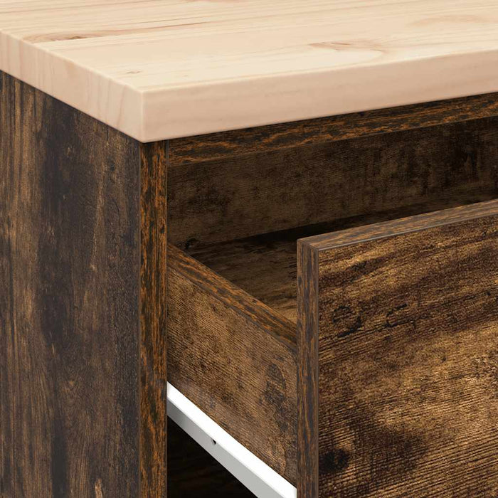 Dulap de depozitare pentru garaj stejar afumat 60x51x85 cm - WALTI WALTI