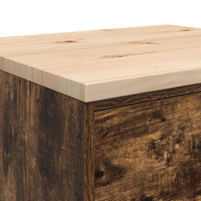 Dulap de depozitare pentru garaj stejar afumat 60x51x85 cm - WALTI WALTI