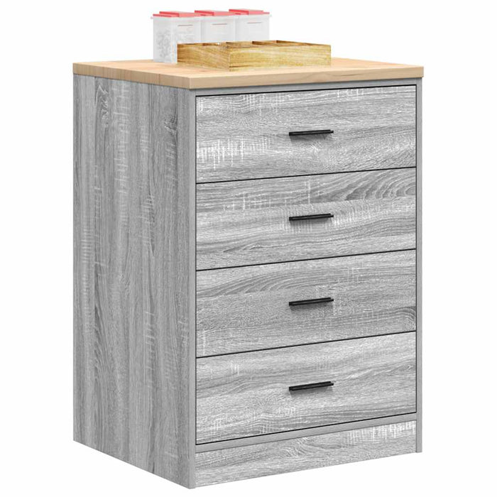 Dulap depozitare garaj gri Sonoma 60x51x85 cm - WALTI WALTI