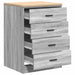 Dulap depozitare garaj gri Sonoma 60x51x85 cm - WALTI WALTI