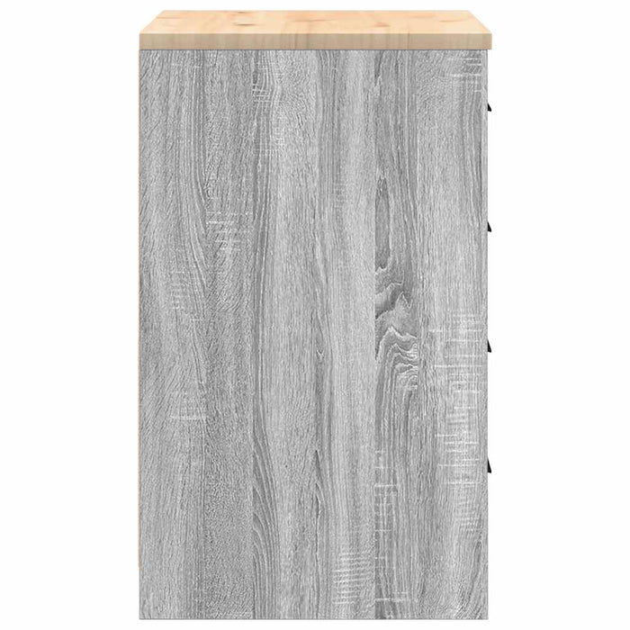 Dulap depozitare garaj gri Sonoma 60x51x85 cm - WALTI WALTI