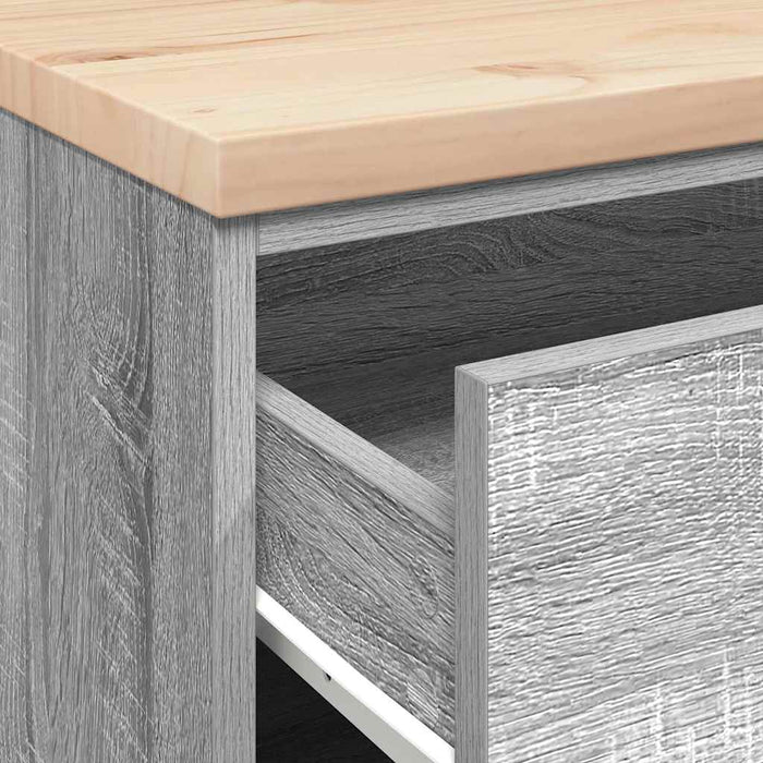 Dulap depozitare garaj gri Sonoma 60x51x85 cm - WALTI WALTI