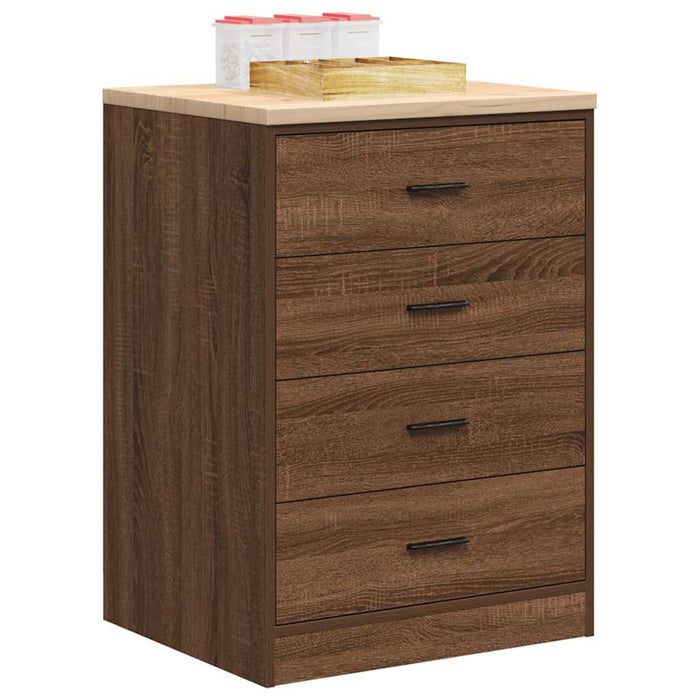Dulap de depozitare pentru garaj Stejar maro 60x51x85 cm - WALTI WALTI