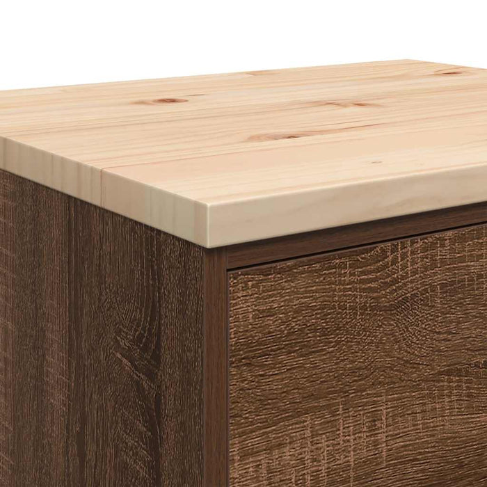 Dulap de depozitare pentru garaj Stejar maro 60x51x85 cm - WALTI WALTI