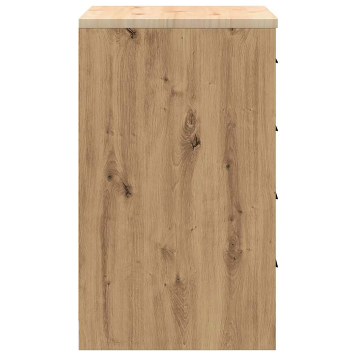 Dulap de depozitare pentru garaj Artisan Stejar 60x51x85 cm - WALTI WALTI