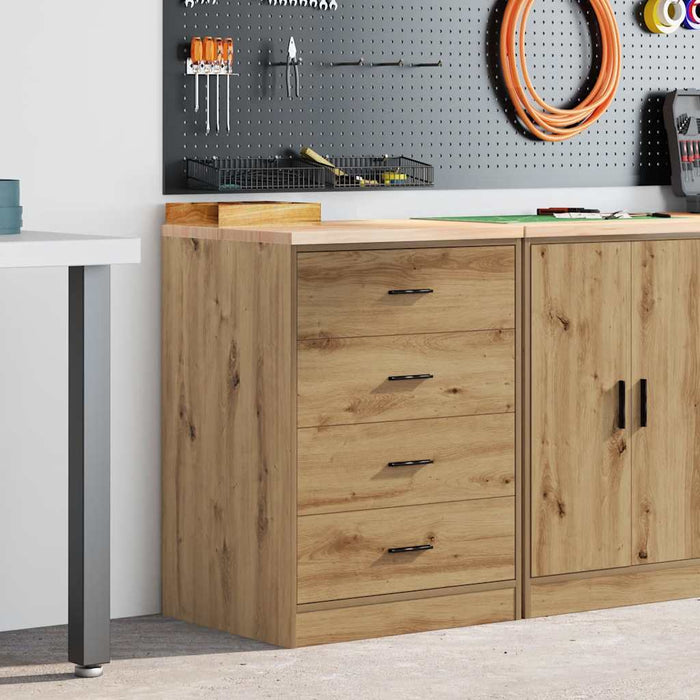 Dulap de depozitare pentru garaj Artisan Stejar 60x51x85 cm - WALTI WALTI