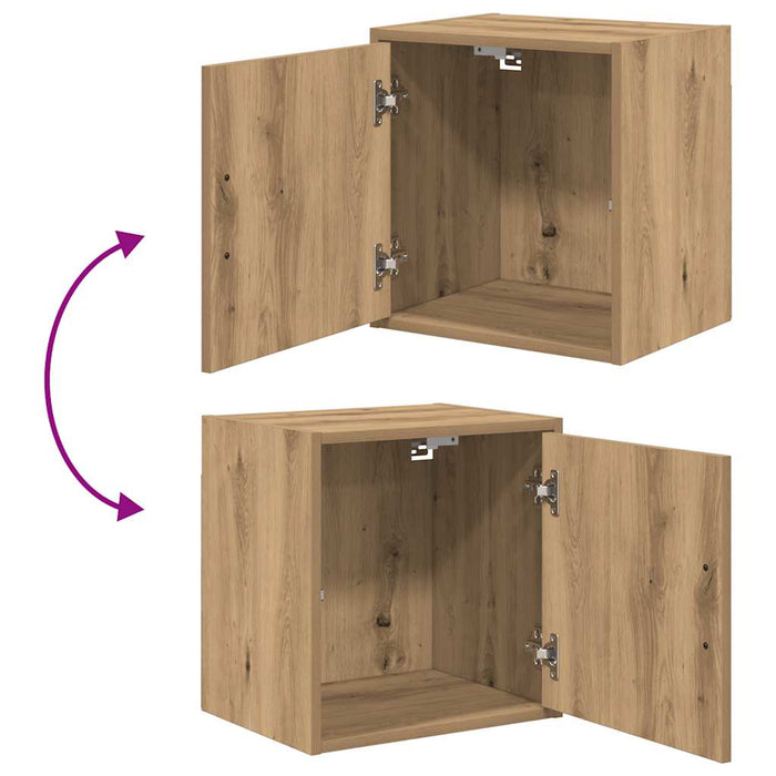 Dulap de perete de garaj Artisan Stejar lemn prelucrat WALTI