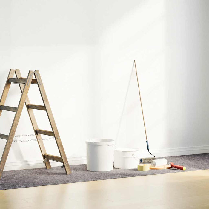 Lână anti-alunecare pentru vopsitor 25 m 220 g/m² gri WALTI