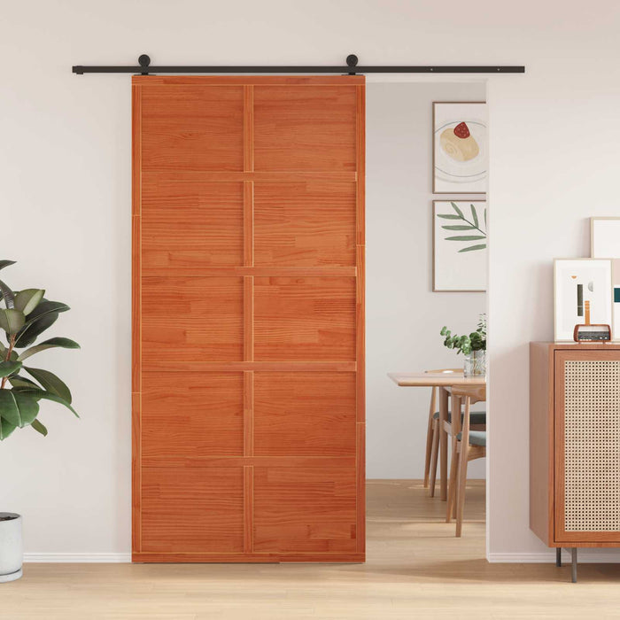 Ușă hambar Maro ceruit 100 x 208 cm Lemn masiv de pin - WALTI WALTI