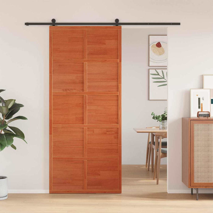 Ușă hambar Maro ceruit 90 x 208 cm Lemn masiv de pin - WALTI WALTI
