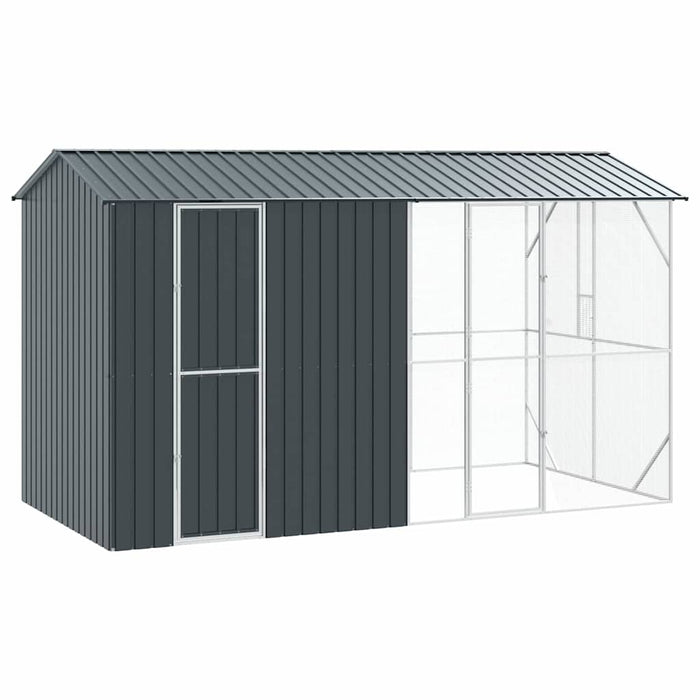 Cușcă pentru păsări Antracit 430 x 208 x 247 cm Oțel galvanizat - WALTI WALTI