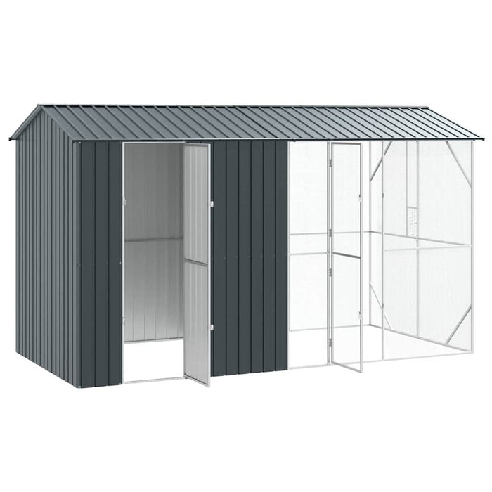Cușcă pentru păsări Antracit 430 x 208 x 247 cm Oțel galvanizat - WALTI WALTI