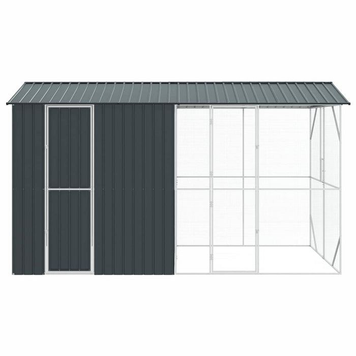 Cușcă pentru păsări Antracit 430 x 208 x 247 cm Oțel galvanizat - WALTI WALTI