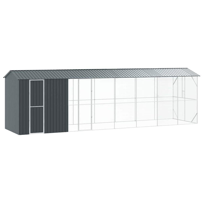 Cușcă pentru păsări Antracit 860 x 208 x 247 cm Oțel galvanizat - WALTI WALTI