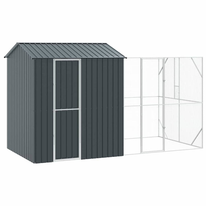 Cușcă pentru păsări Antracit 418 x 210 x 247 cm Oțel Galvanizat - WALTI WALTI