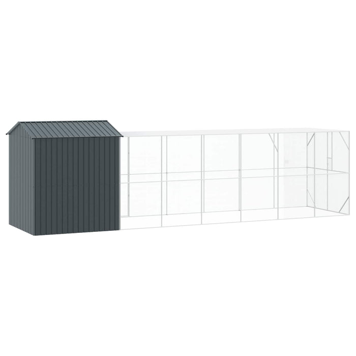 Cușcă pentru păsări Antracit 824 x 208 x 247 cm Oțel Galvanizat - WALTI WALTI