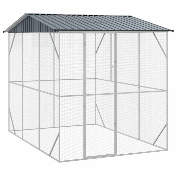 Cușcă pentru păsări Antracit 227 x 310 x 247 cm Oțel galvanizat - WALTI WALTI