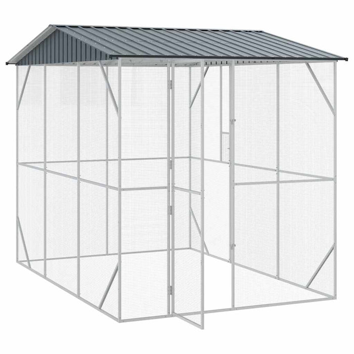 Cușcă pentru păsări Antracit 227 x 310 x 247 cm Oțel galvanizat - WALTI WALTI