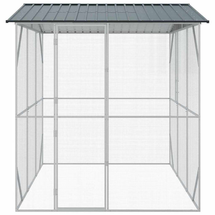 Cușcă pentru păsări Antracit 227 x 310 x 247 cm Oțel galvanizat - WALTI WALTI