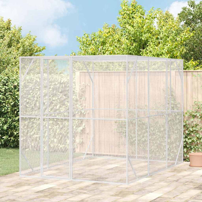 Cușcă pentru păsări Antracit 210 x 304 x 213 cm Oțel Galvanizat - WALTI WALTI