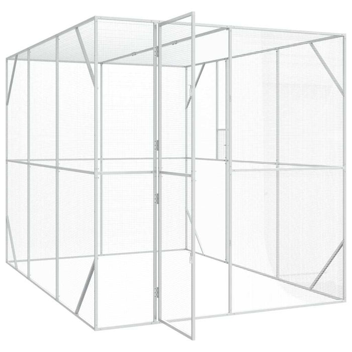 Cușcă pentru păsări Antracit 210 x 304 x 213 cm Oțel Galvanizat - WALTI WALTI