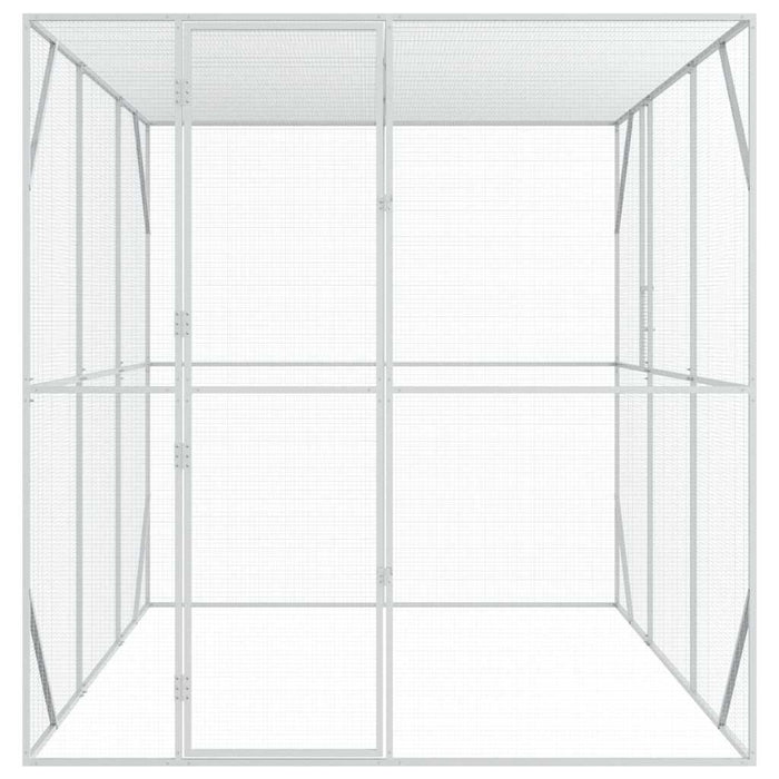 Cușcă pentru păsări Antracit 210 x 304 x 213 cm Oțel Galvanizat - WALTI WALTI