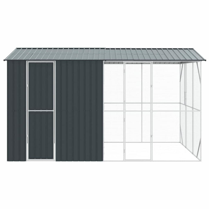 Cușcă pentru păsări Antracit 430 x 310 x 247 cm Oțel galvanizat - WALTI WALTI