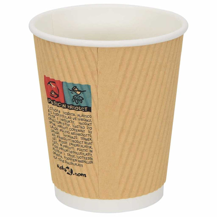 Cești de cafea din hârtie cu capace 1000 buc 8oz 200ml - WALTI WALTI