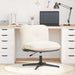 Scaun de birou pivotant, crem, material textil - WALTI WALTI