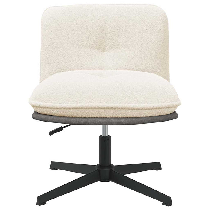 Scaun de birou pivotant, crem, material textil - WALTI WALTI
