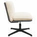 Scaun de birou pivotant, crem, material textil - WALTI WALTI