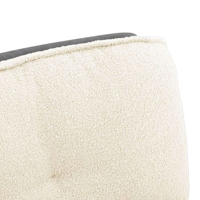 Scaun de birou pivotant, crem, material textil - WALTI WALTI