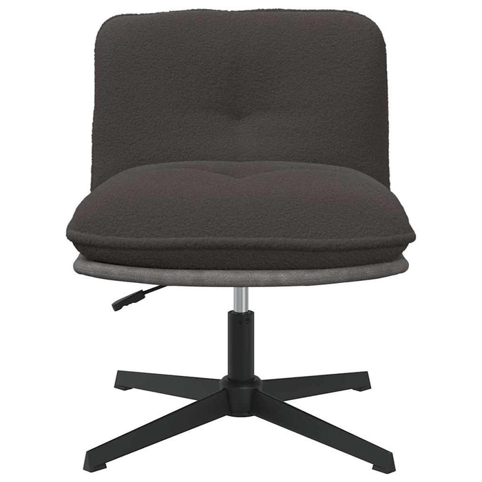 Scaun de birou pivotant, gri închis, material textil - WALTI WALTI