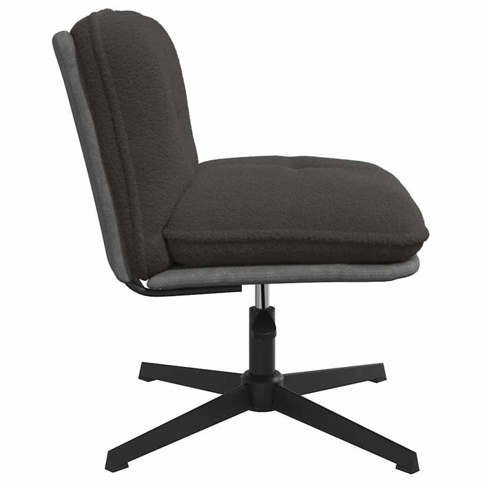Scaun de birou pivotant, gri închis, material textil - WALTI WALTI